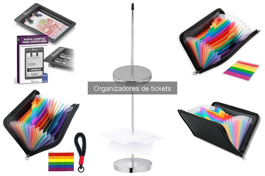 Tipos de organizadores de tickets para restaurantes