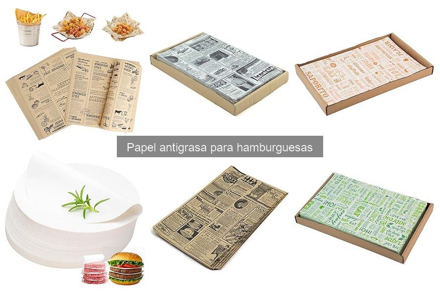 Tipos de papel antigrasa para hamburguesas: Guía completa