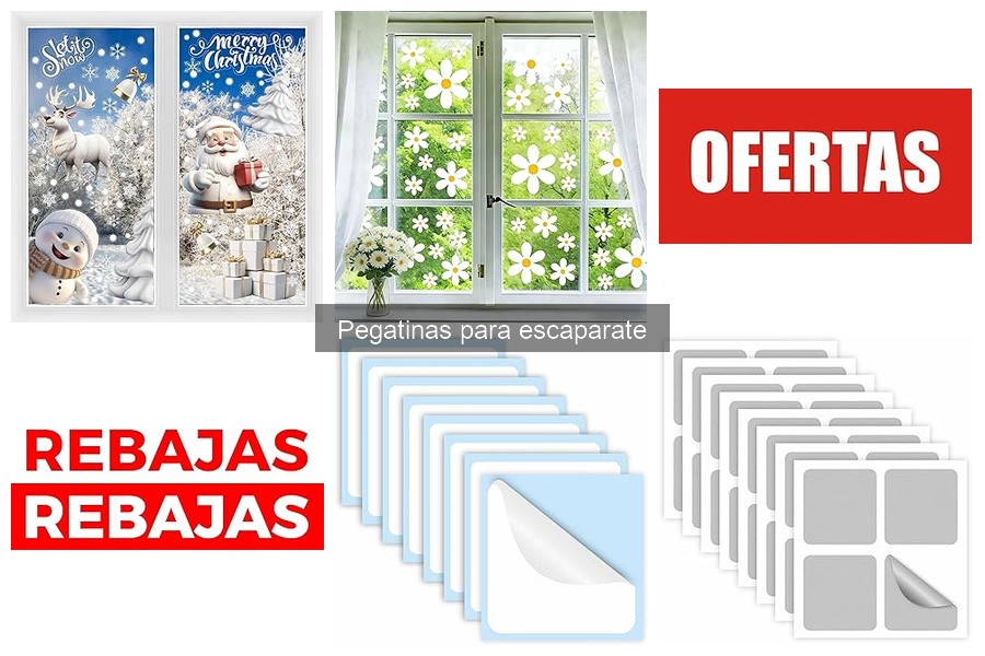 Tipos de pegatinas para escaparate: guía completa