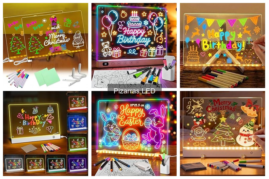 Tipos de pizarras LED para restaurantes delivery y take away