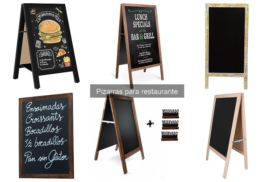 Tipos de pizarras para restaurantes: guía y comparativa