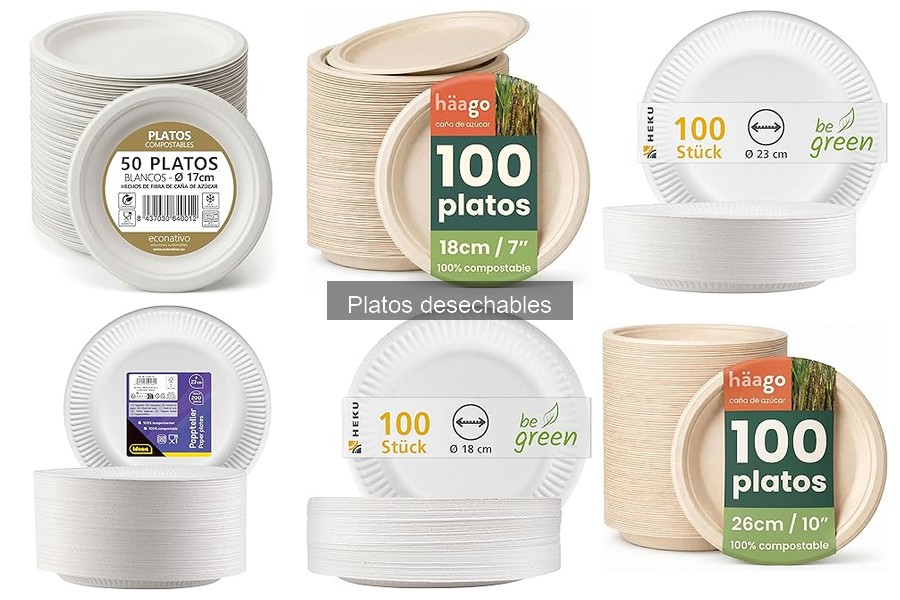 Tipos de Platos Desechables para Restaurantes Delivery