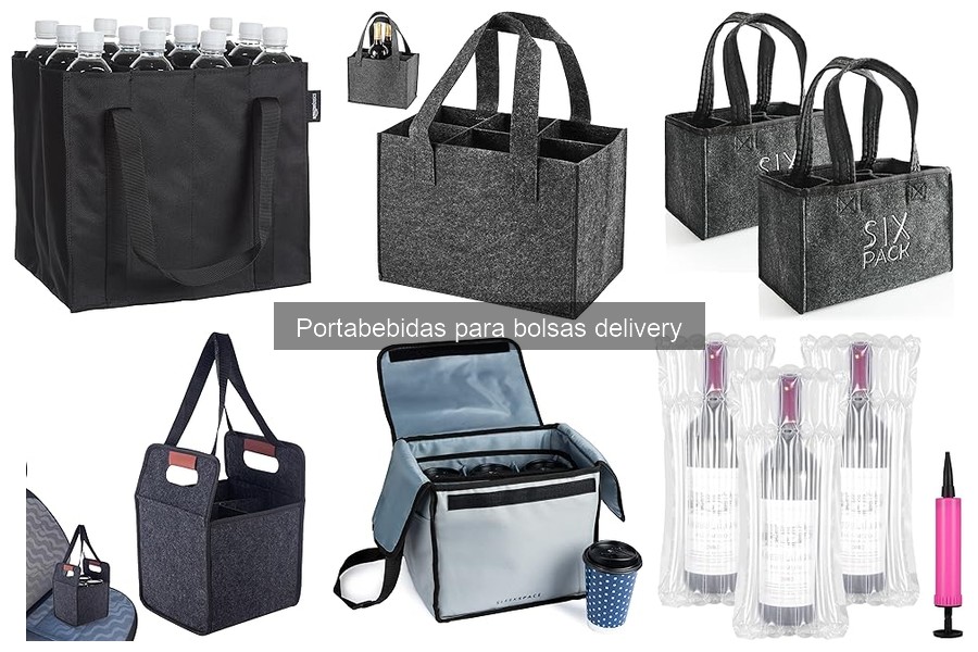 Tipos de portabebidas para delivery: opciones y materiales