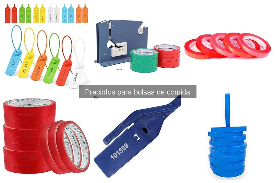 Tipos de precintos para bolsas de comida: guía completa