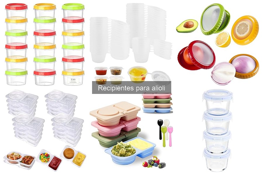 Tipos de recipientes para alioli: elige el mejor