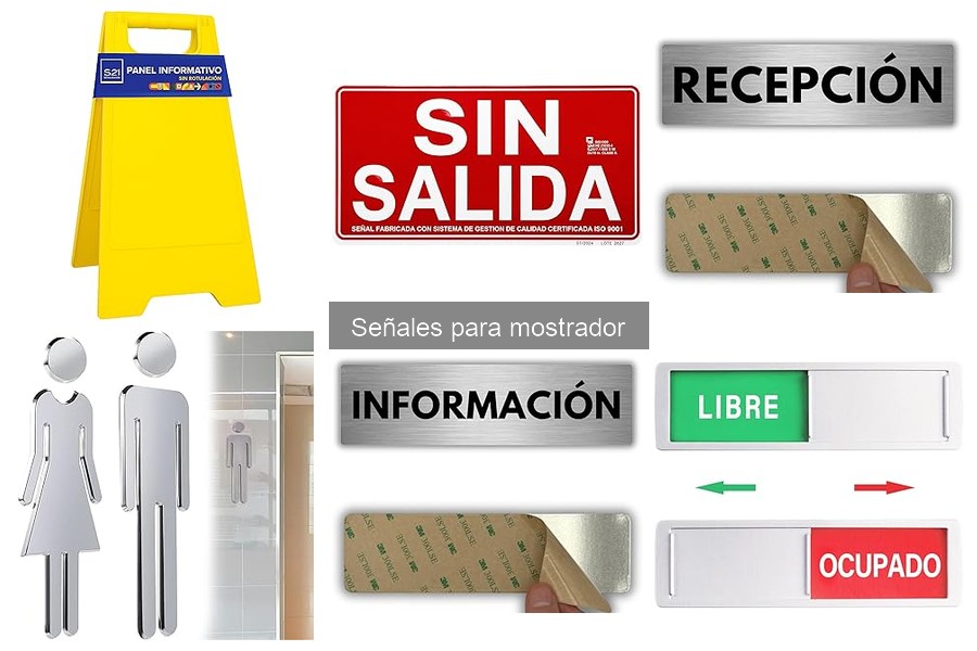 Tipos de señales para mostrador: ¡Descubre las mejores opciones!