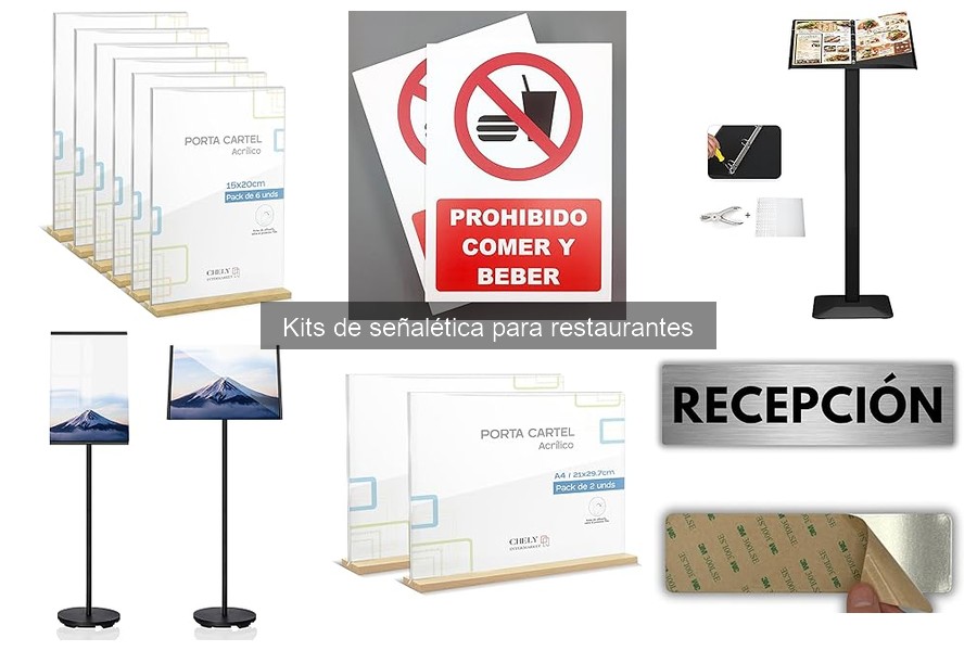 Tipos de señalética para restaurantes: guía completa
