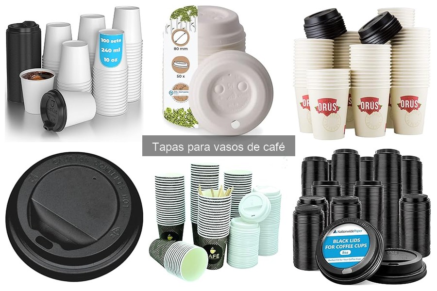 Tipos de tapas para vasos de café y sus usos prácticos