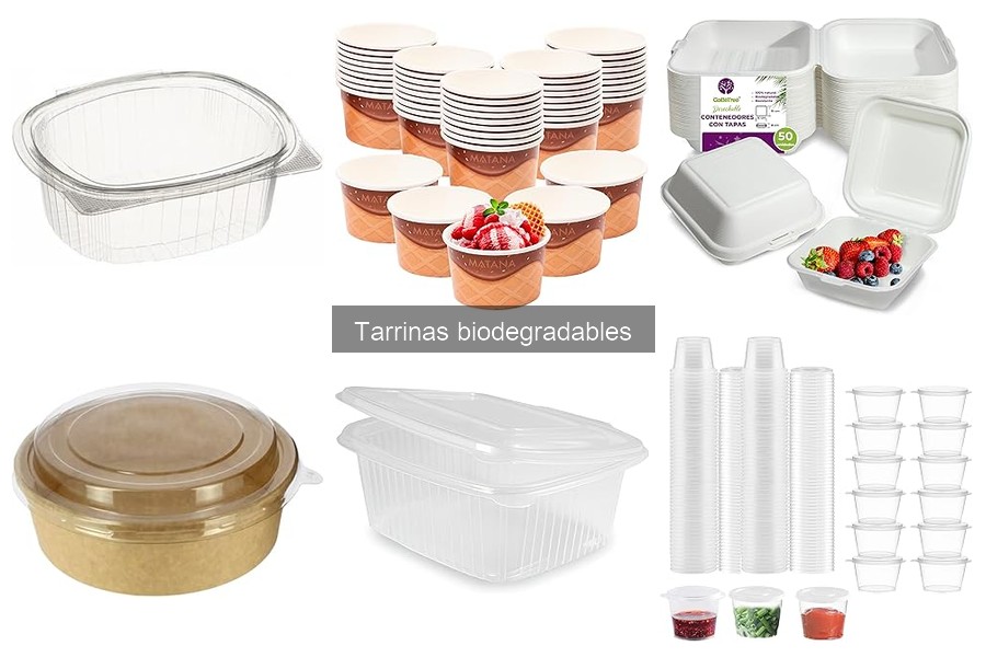 Tipos de tarrinas biodegradables para delivery y take away