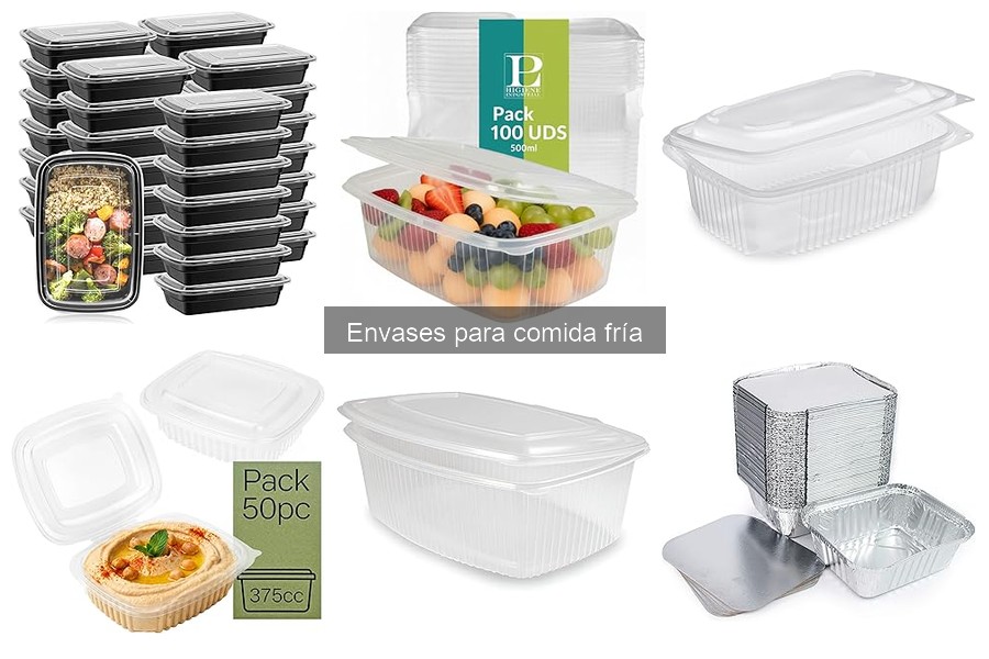 Todo sobre los envases para comida fría: características y usos