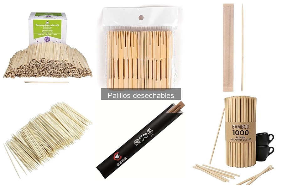 Todo sobre los palillos desechables: usos y materiales