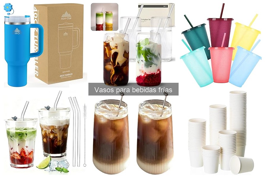 Uso adecuado de vasos para bebidas frías en delivery