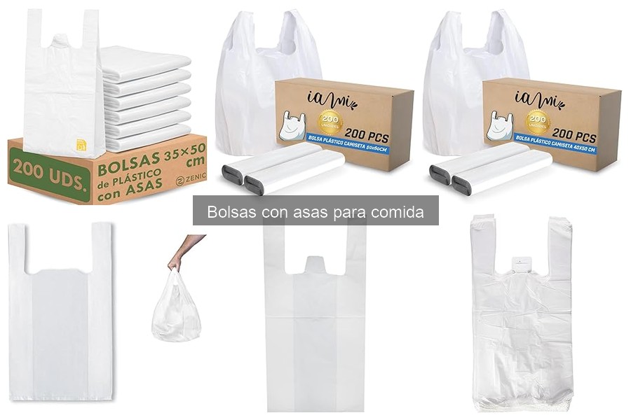 Usos creativos de bolsas con asas para comida en restaurantes