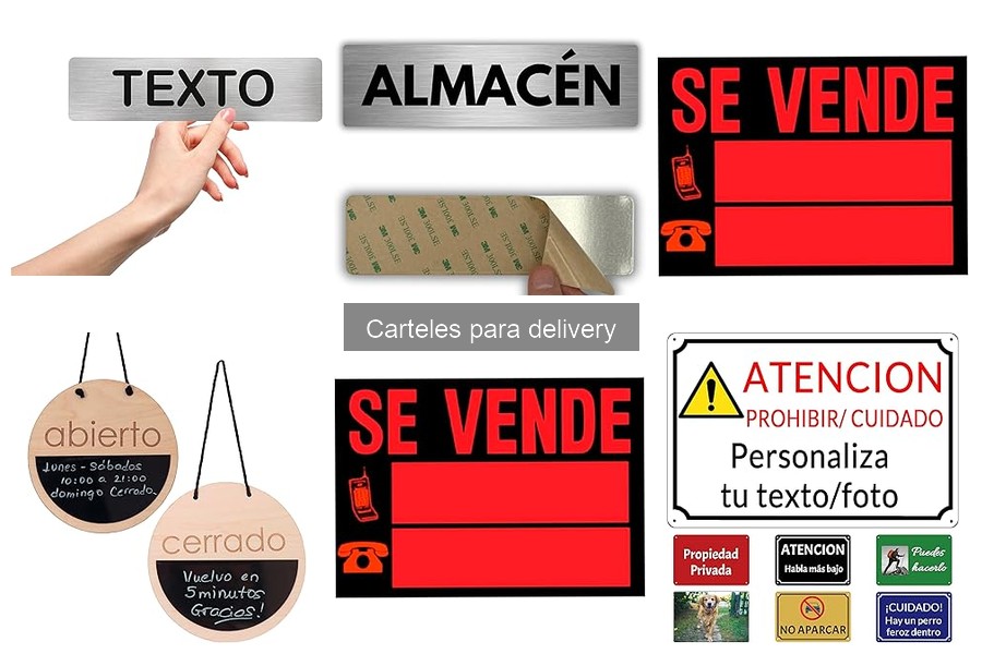 Ventajas de usar carteles para delivery en restaurantes
