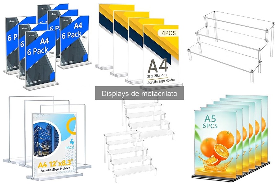 Ventajas de usar displays de metacrilato en restaurantes