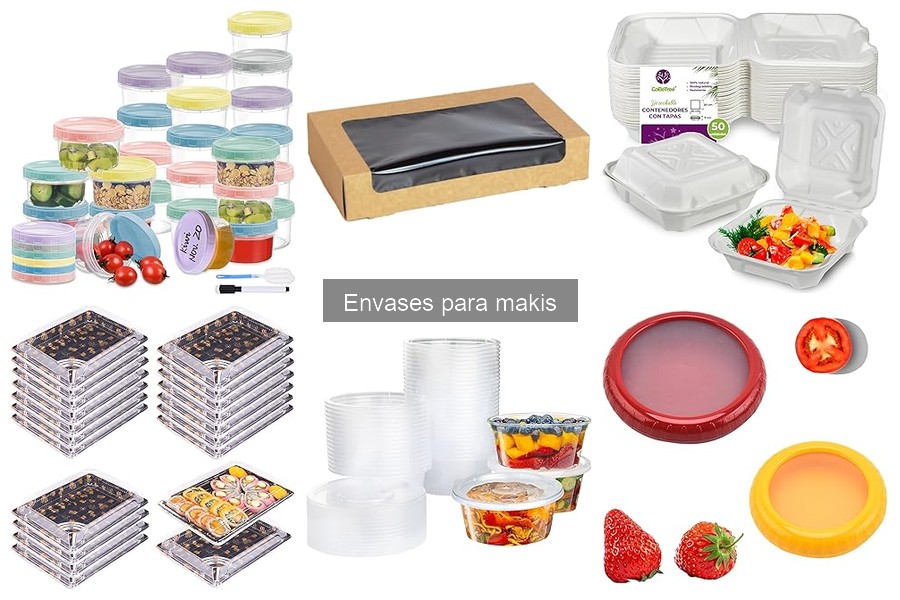 Ventajas de usar envases específicos para makis en restaurantes