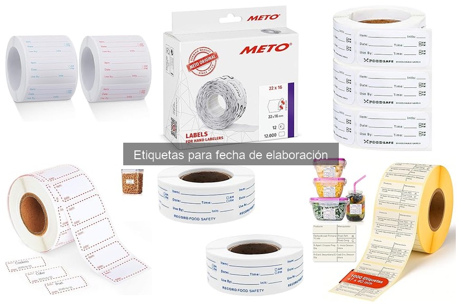 Ventajas de usar etiquetas de fecha en restaurantes delivery