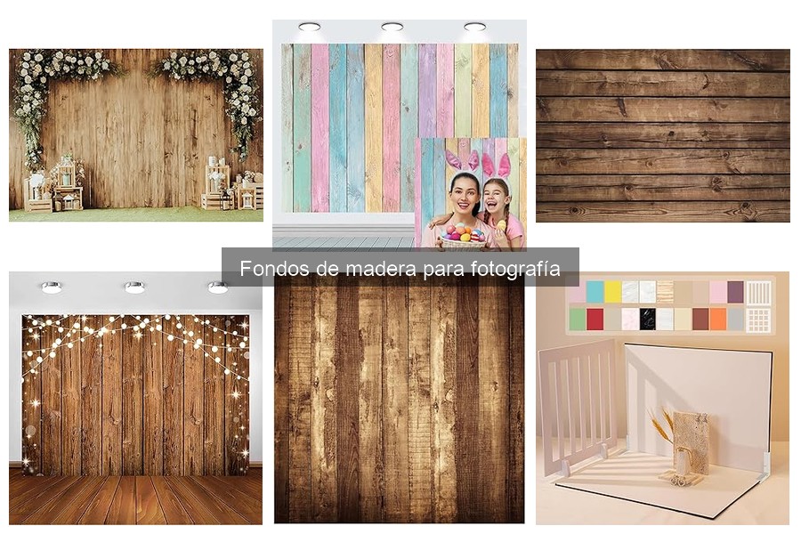 Ventajas de usar fondos de madera en fotografía