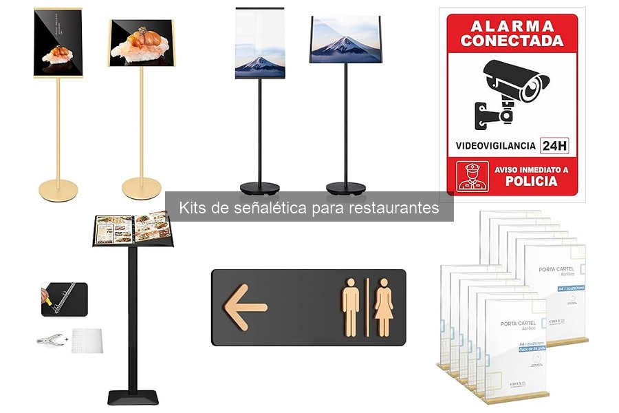 Ventajas de usar kits de señalética en restaurantes