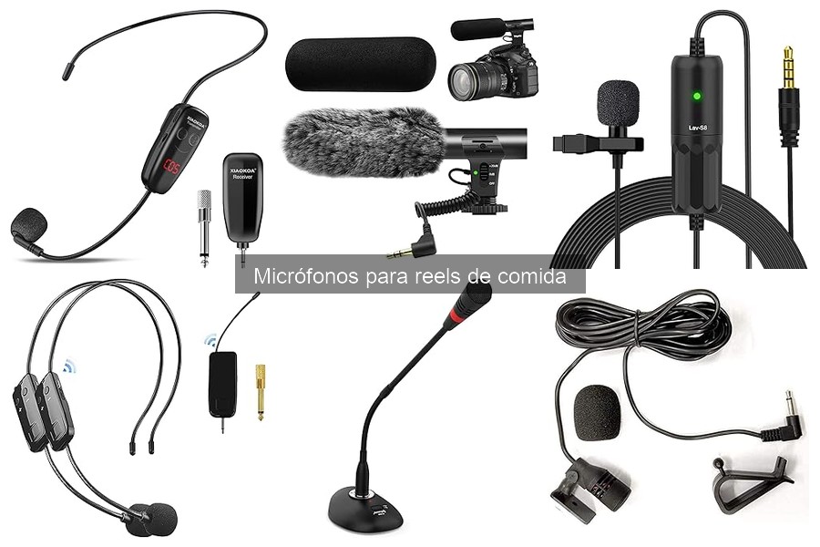 Ventajas de usar micrófonos para vídeos de comida