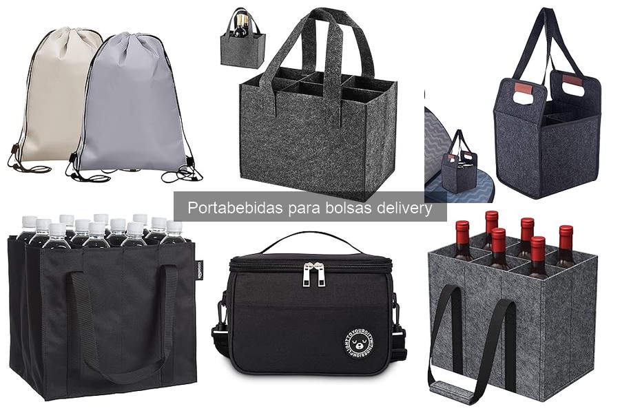 Ventajas de usar portabebidas en bolsas delivery