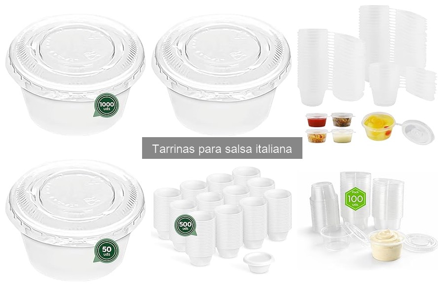 Ventajas de usar tarrinas para salsa italiana en restaurantes
