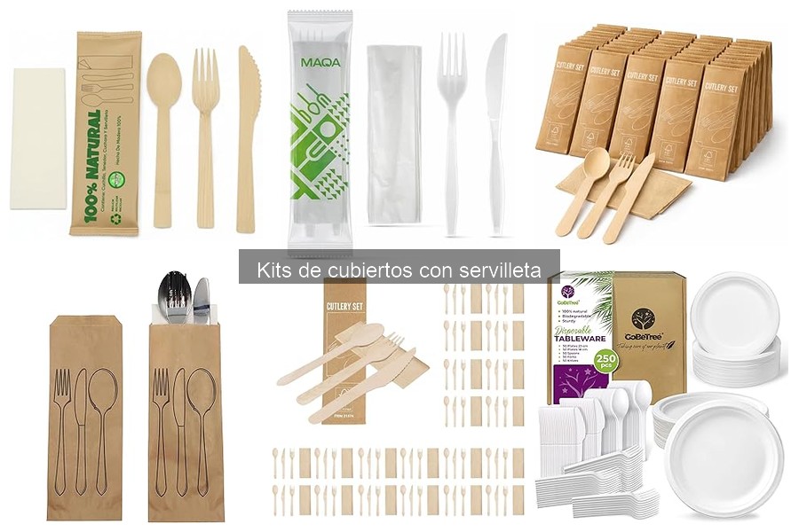 Ventajas y desventajas de kits de cubiertos con servilleta