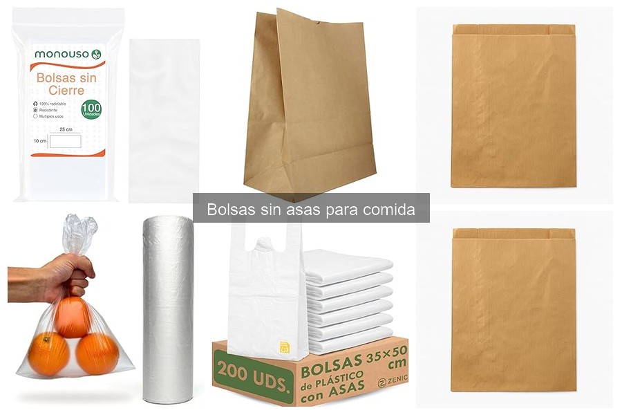 Ventajas y Desventajas de las Bolsas Sin Asas para Comida