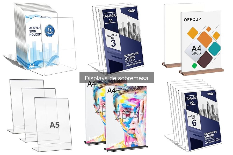 Ventajas y desventajas de los displays de sobremesa para restaurantes