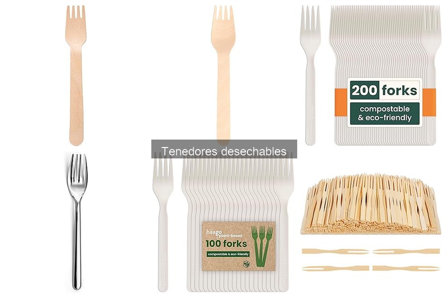 Ventajas y desventajas de los tenedores desechables