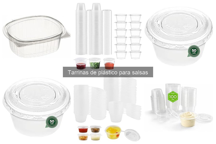 Ventajas y desventajas de tarrinas de plástico para salsas